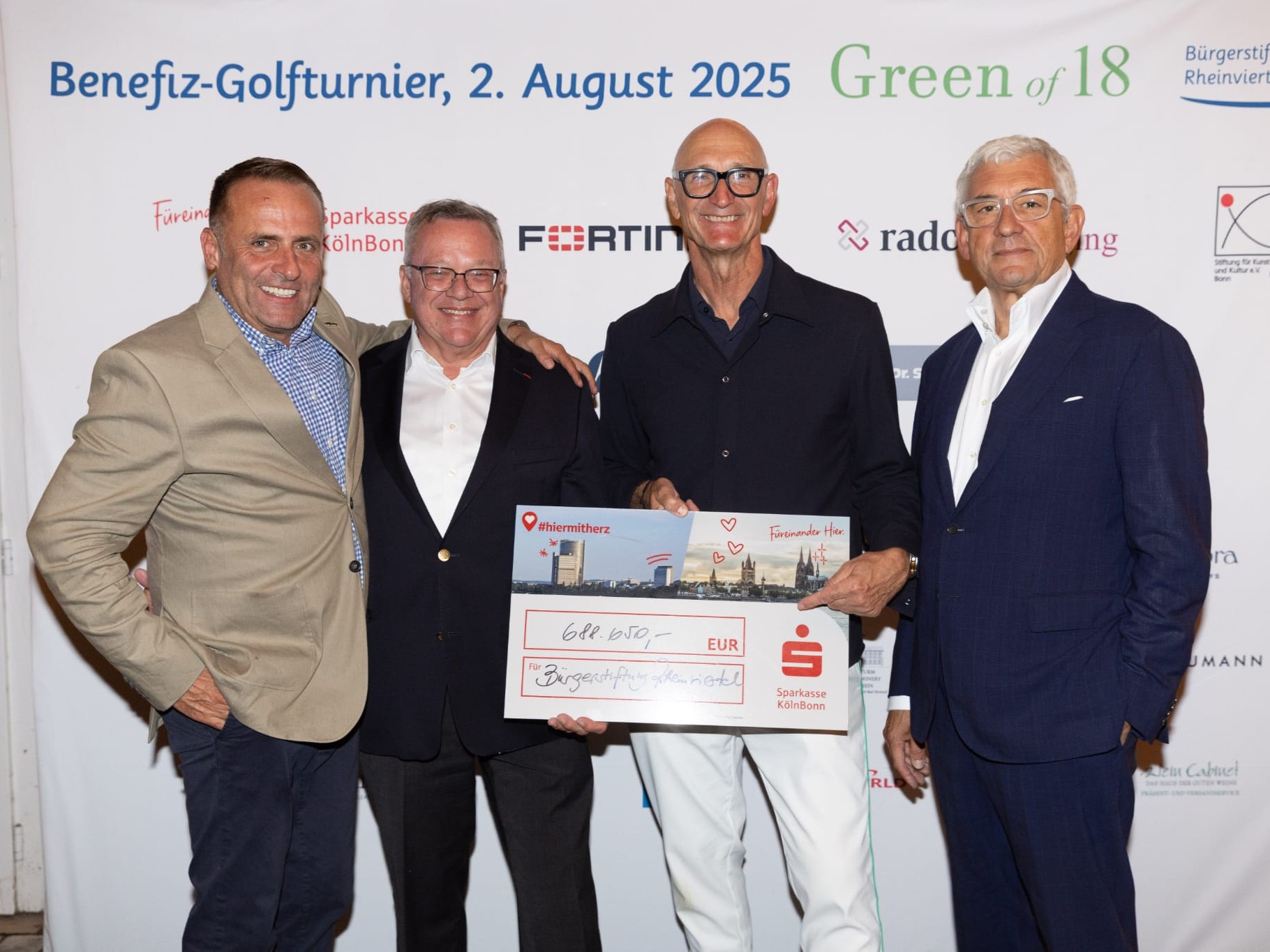 Mehr über den Artikel erfahren Große Spende beim Benefiz-Golfturnier